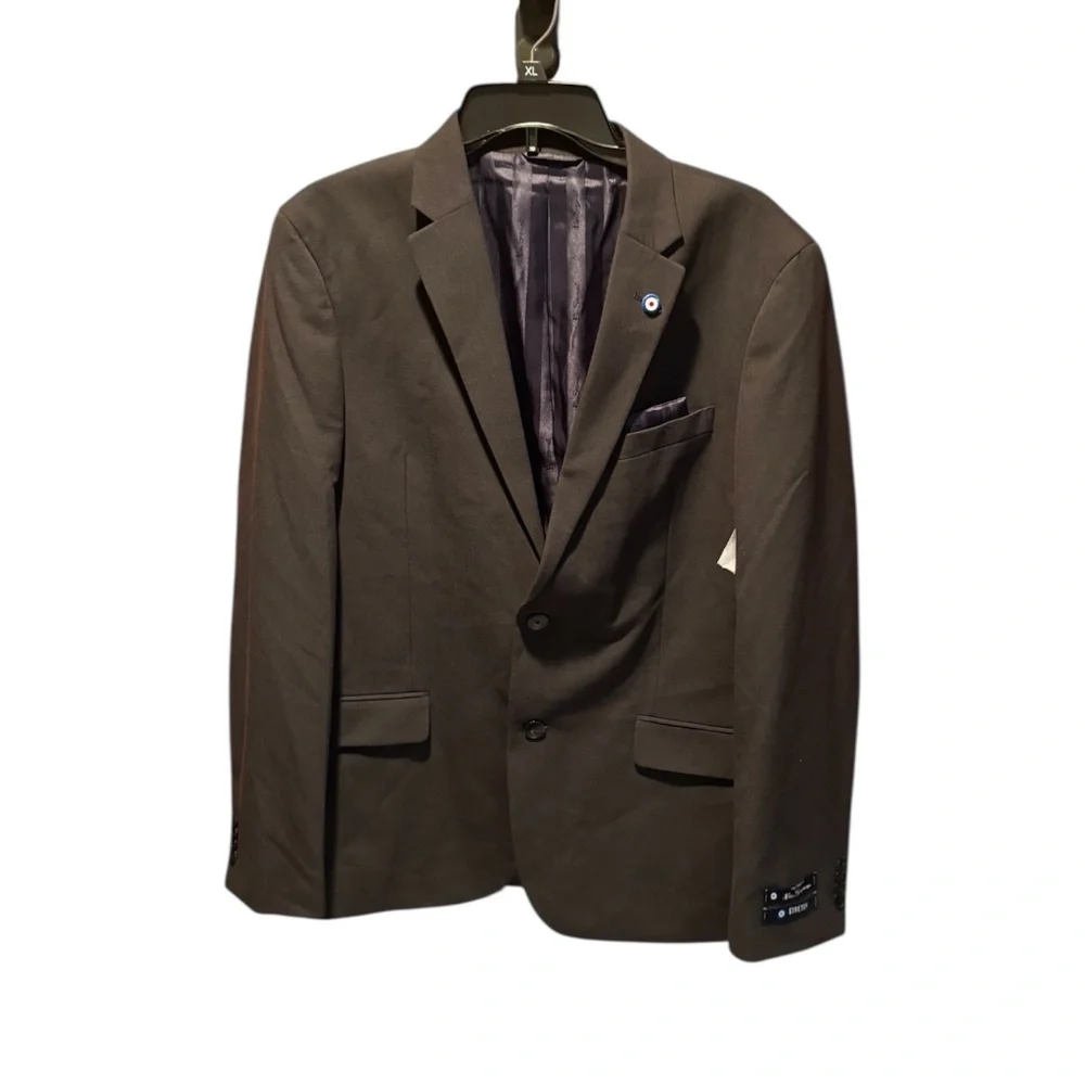 Ben Sherman Burge Bi-Stretch Jacket Blazer Charcoal 42R NWOT